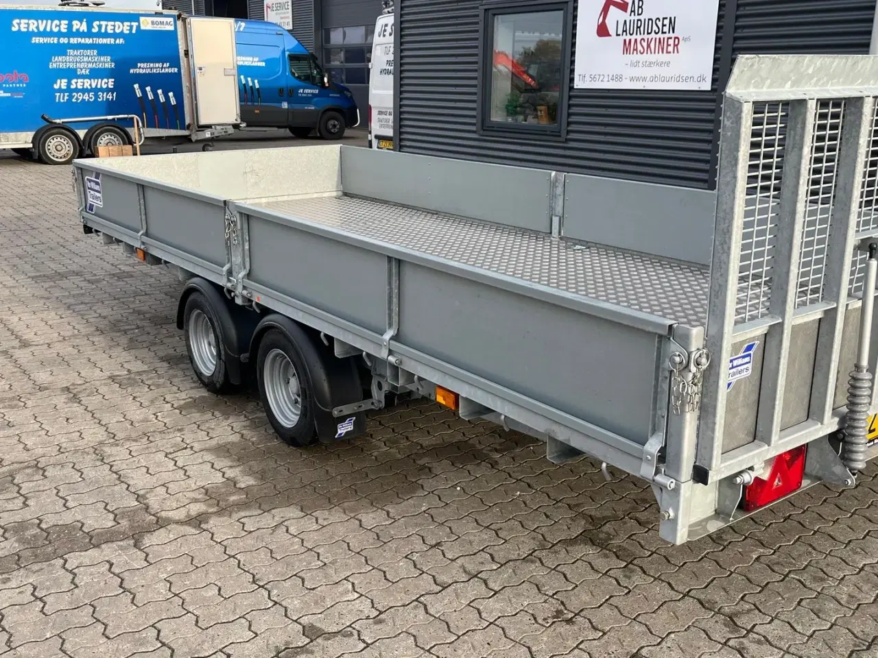 Billede 15 - Ifor Williams CT166 NY Vippelads trailer med elpumpe og alubund