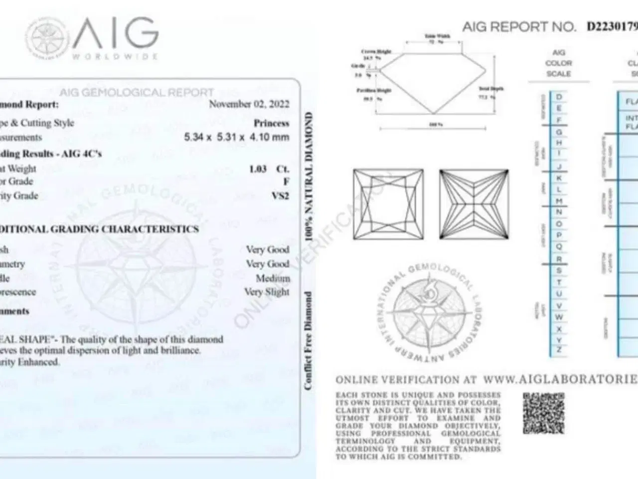 Billede 5 - Naturlig Diamantring 1.33ct (Forbedret klarhed)