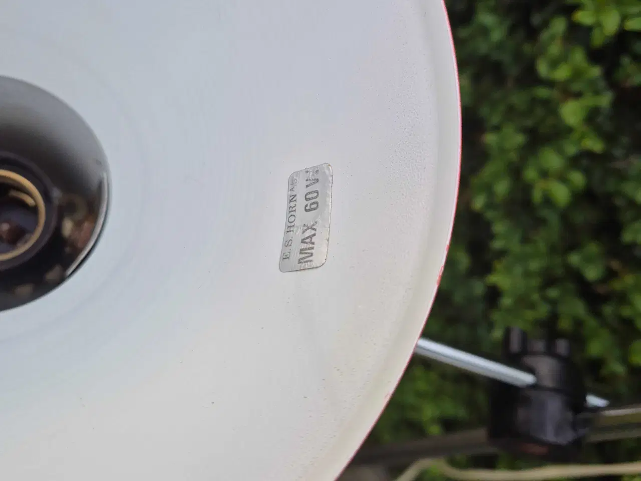 Billede 8 - Orange gulvlampe med skærm som på en arkitektlampe