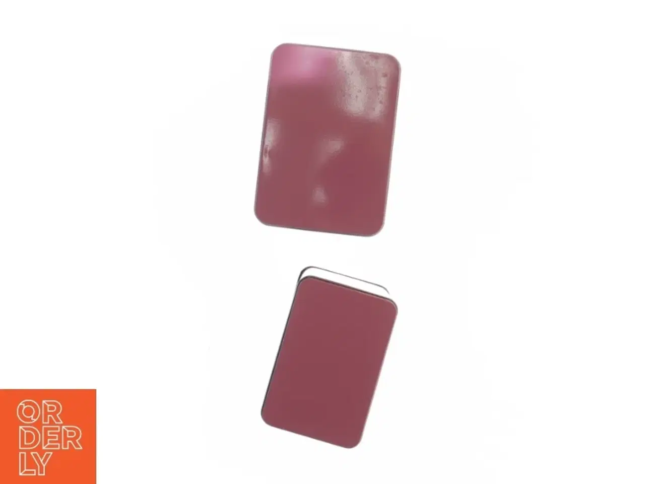 Billede 4 - Irmadåser, lyserøde med låg (str. 19 x 14 x 10 cm og 14 x 13 x 8 cm)