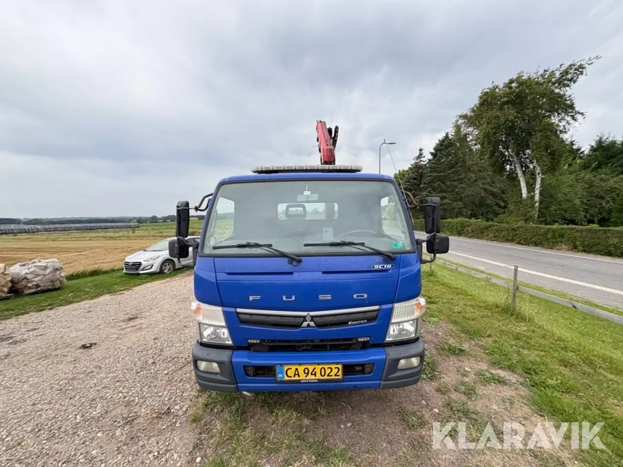 Billede 2 - Lastbil / Autotransport Fuso Canter 9c18amt4x2 Fassi F40 kran