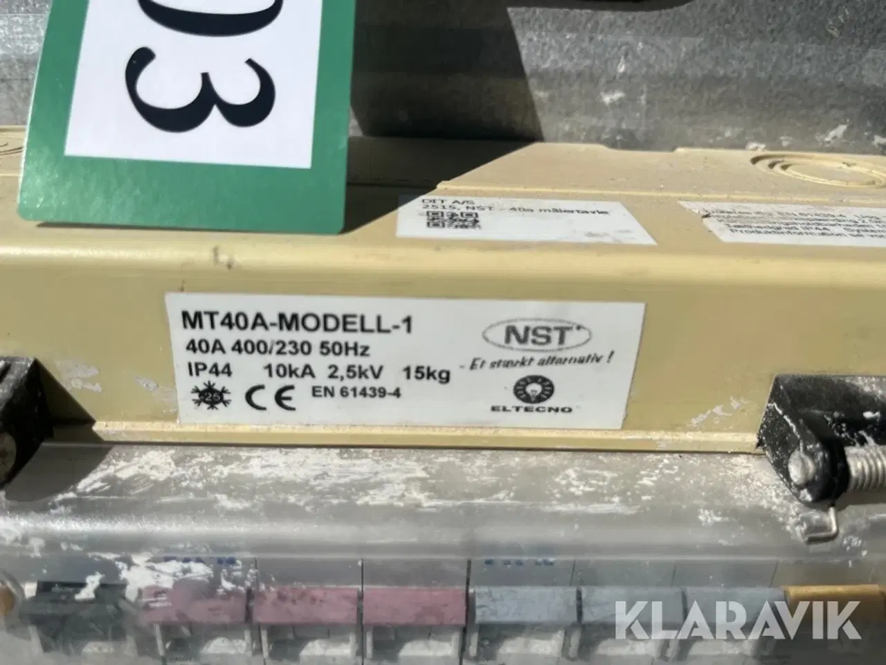 Billede 7 - Målertavle NST/El Tecno
