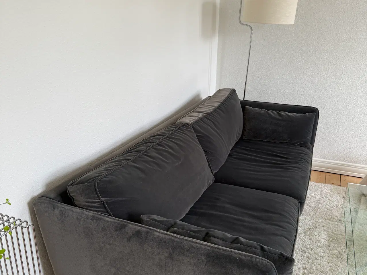 Billede 3 - 3-personers veloursofa 