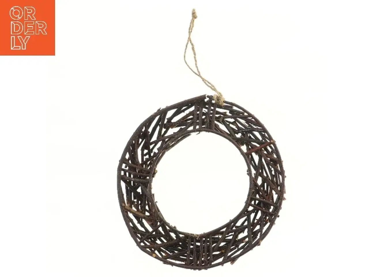 Billede 2 - Naturtro grenvase krans (str. Ø 32 cm)