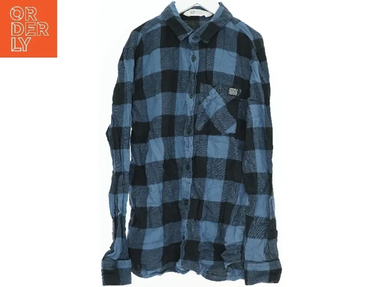 Billede 1 - Skjorte med skotteprint fra H&M (str. 164)