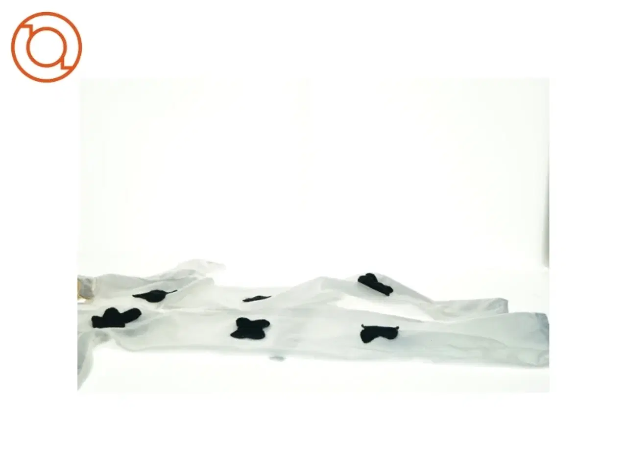 Billede 2 - Hvid og sort ko kostume til baby (str. 75 x 30 cm)