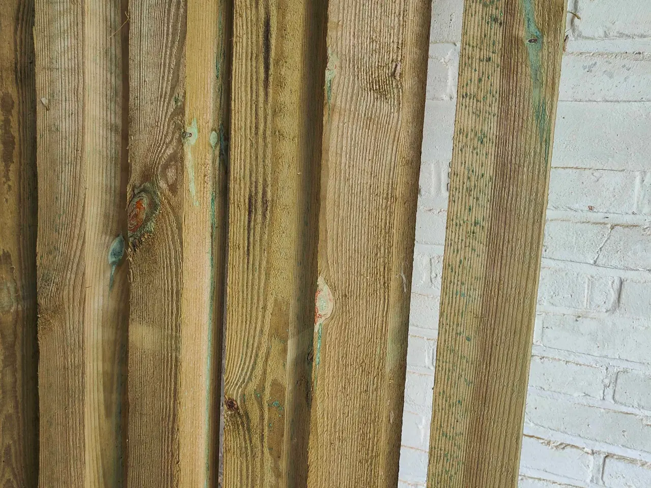 Billede 2 - 6 stk trykimprægnerede stolper