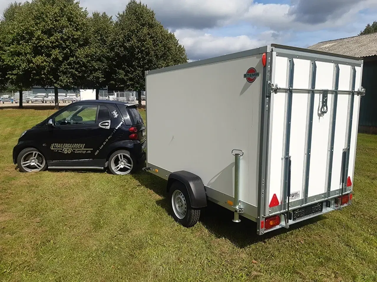 Billede 2 - Stema Cargo 255x157x154 1 akslet 1300 kg Rampe