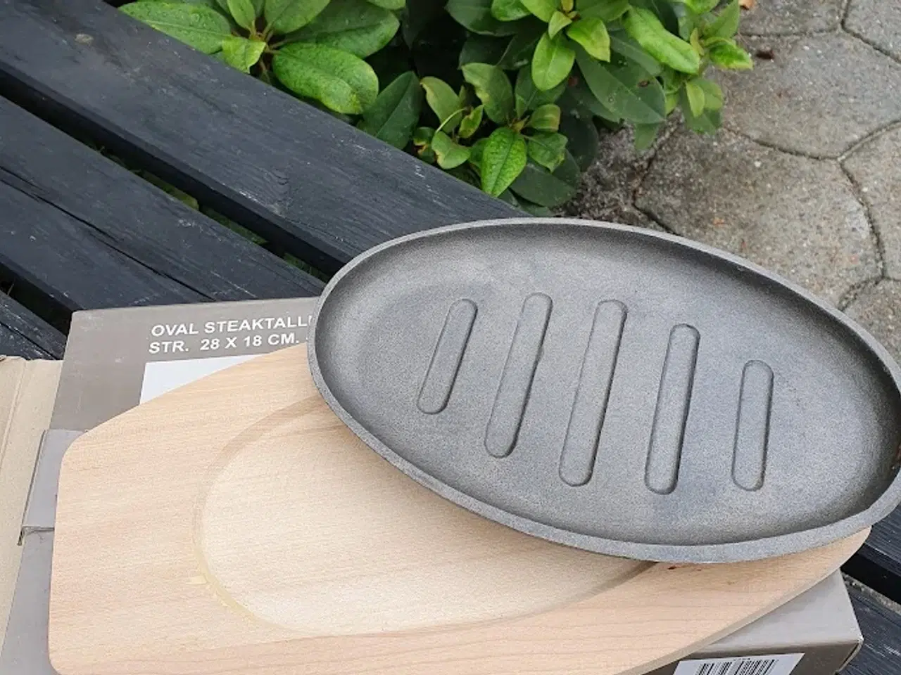 Billede 2 - Grill tallerkner, sort støbejern 