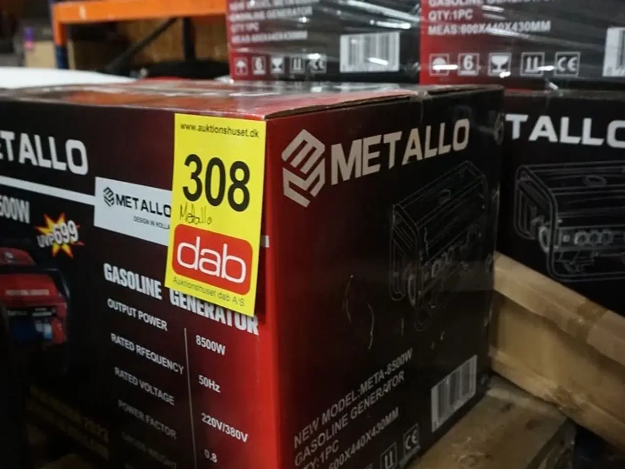 Billede 8 - Metallo Meta-8500W luftkølet professionel benzingenerator