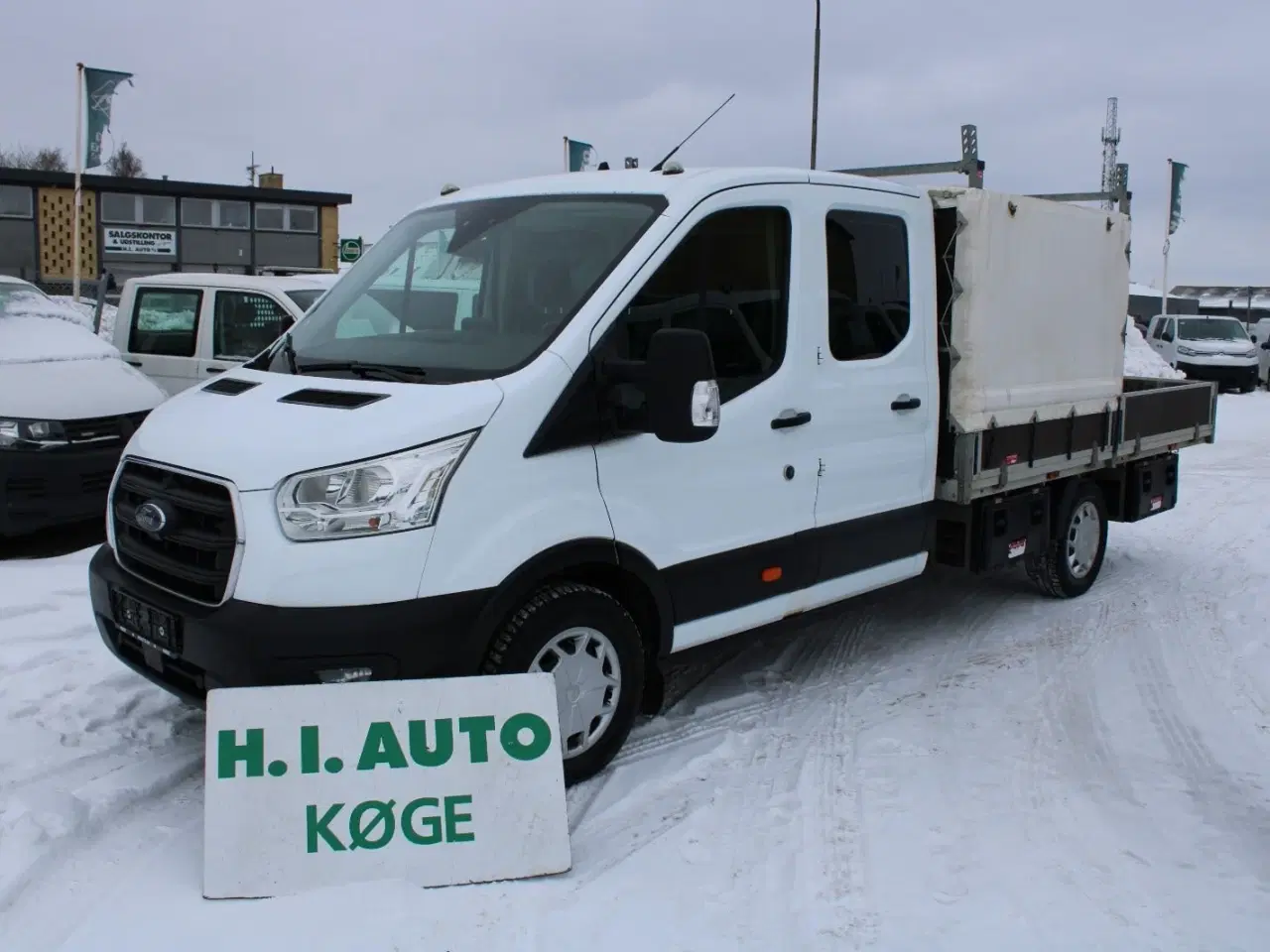 Billede 1 - Ford Transit 350 L3 Chassis 2,0 TDCi 170 Mandskabsvogn m/lad Trend RWD