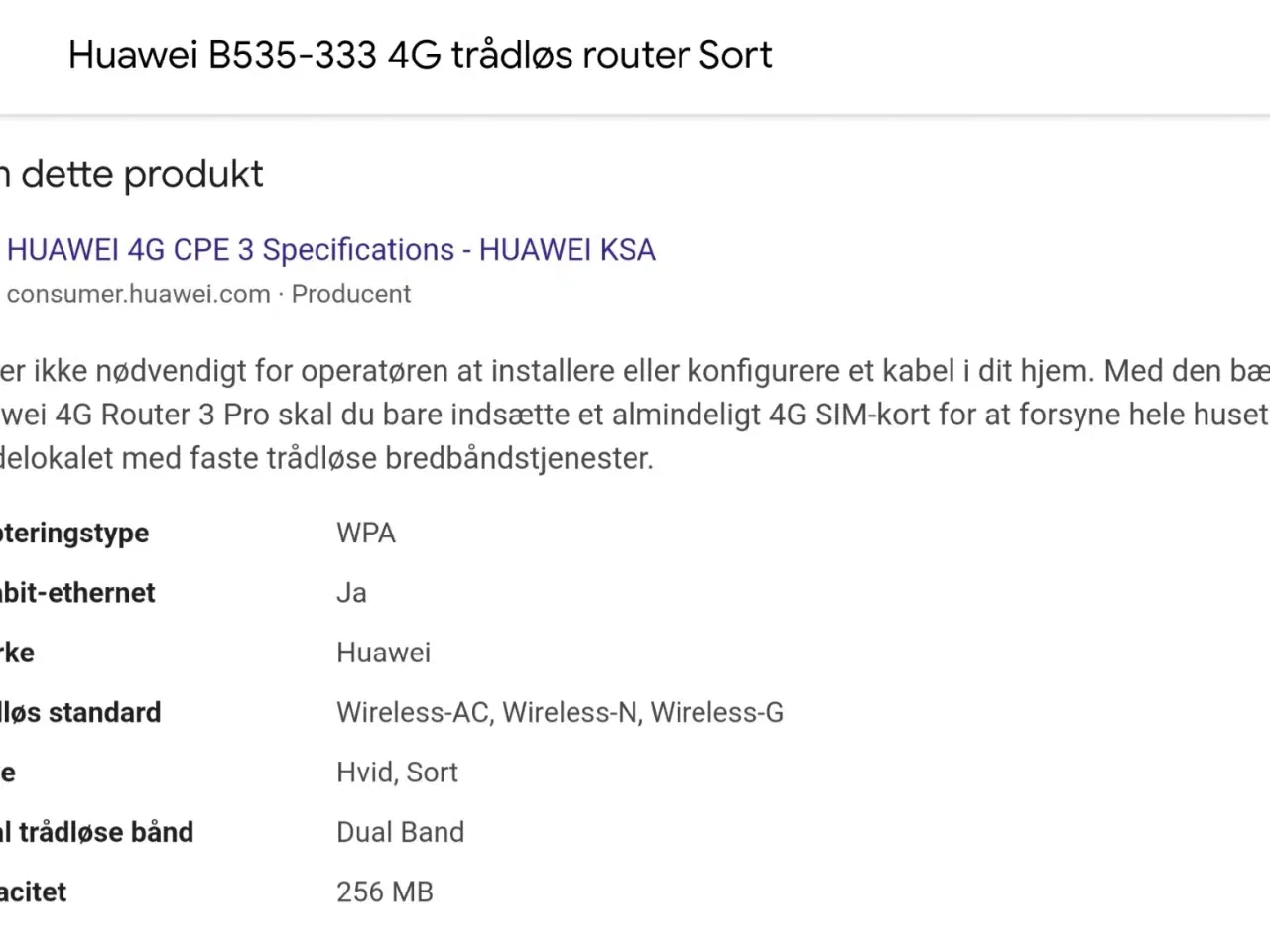 Billede 6 - 4G+🟠Huawei B535-333, 33% Hurtigere