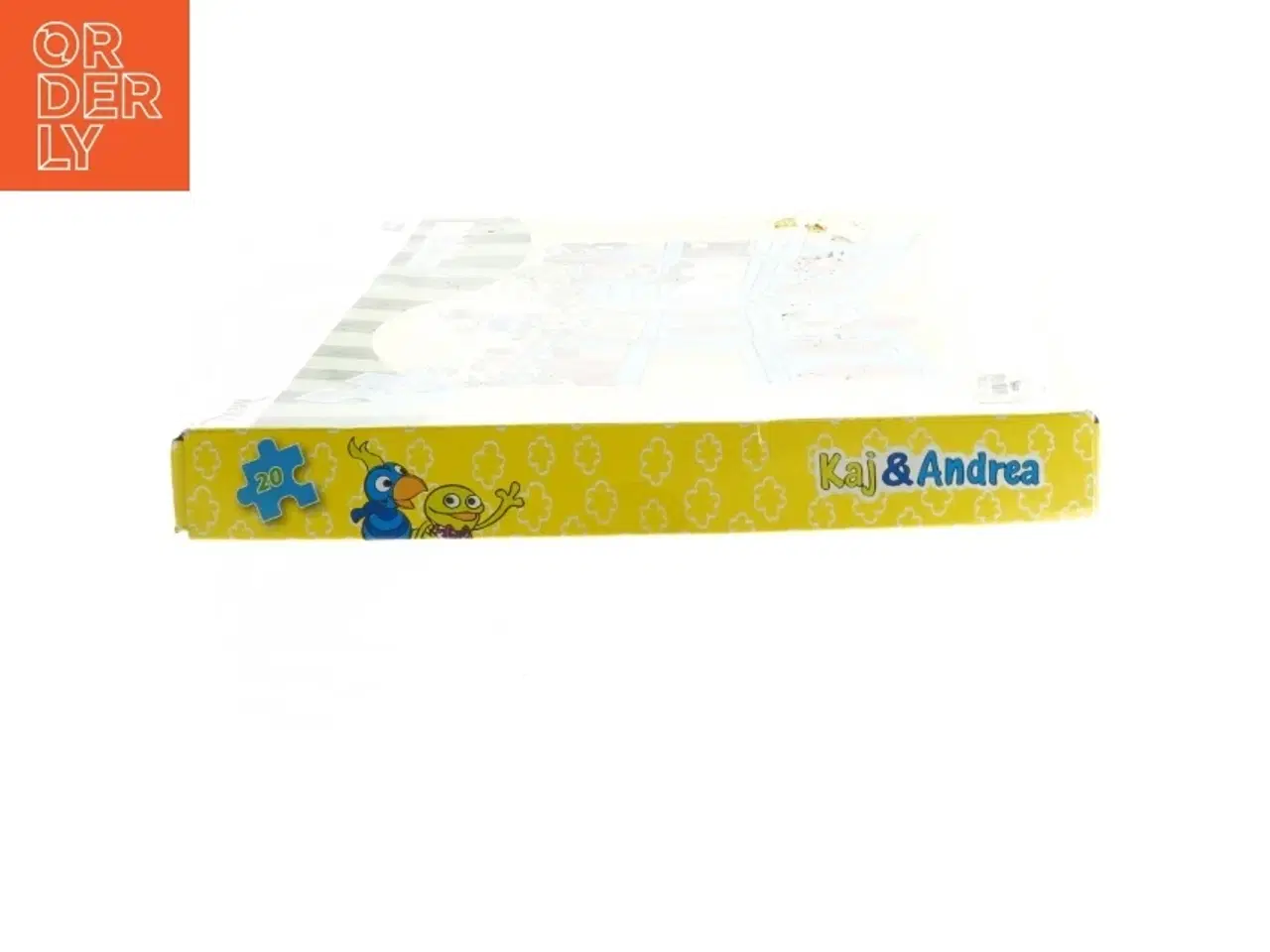 Billede 2 - Kaj & Andrea puslespil i træ fra DR (str. 25x21 cm)