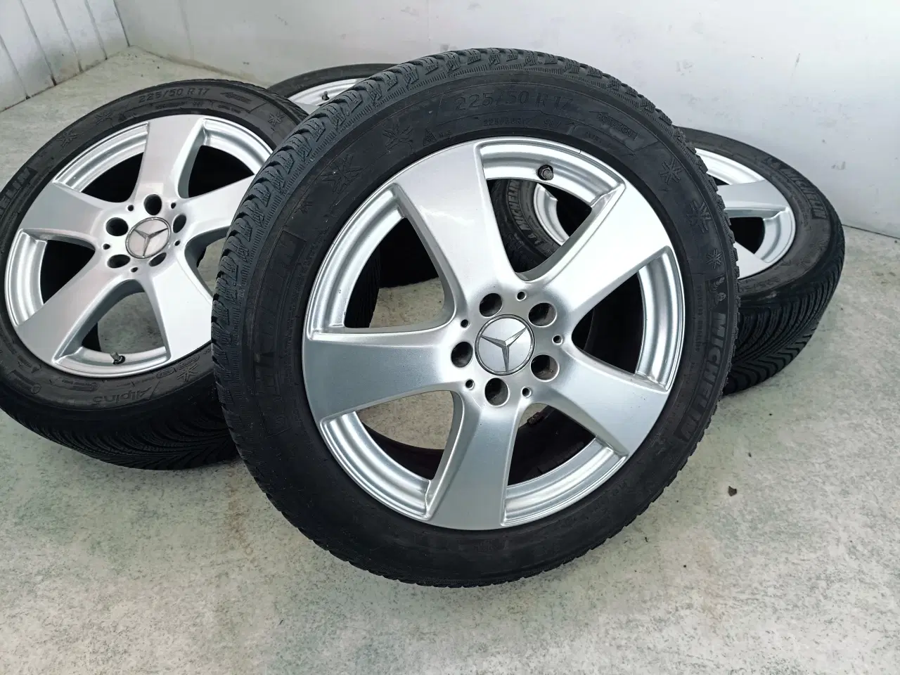 Billede 6 - 5x112 17" ET48,5 nav 66,6ø Mercedes vintersæt TPMS