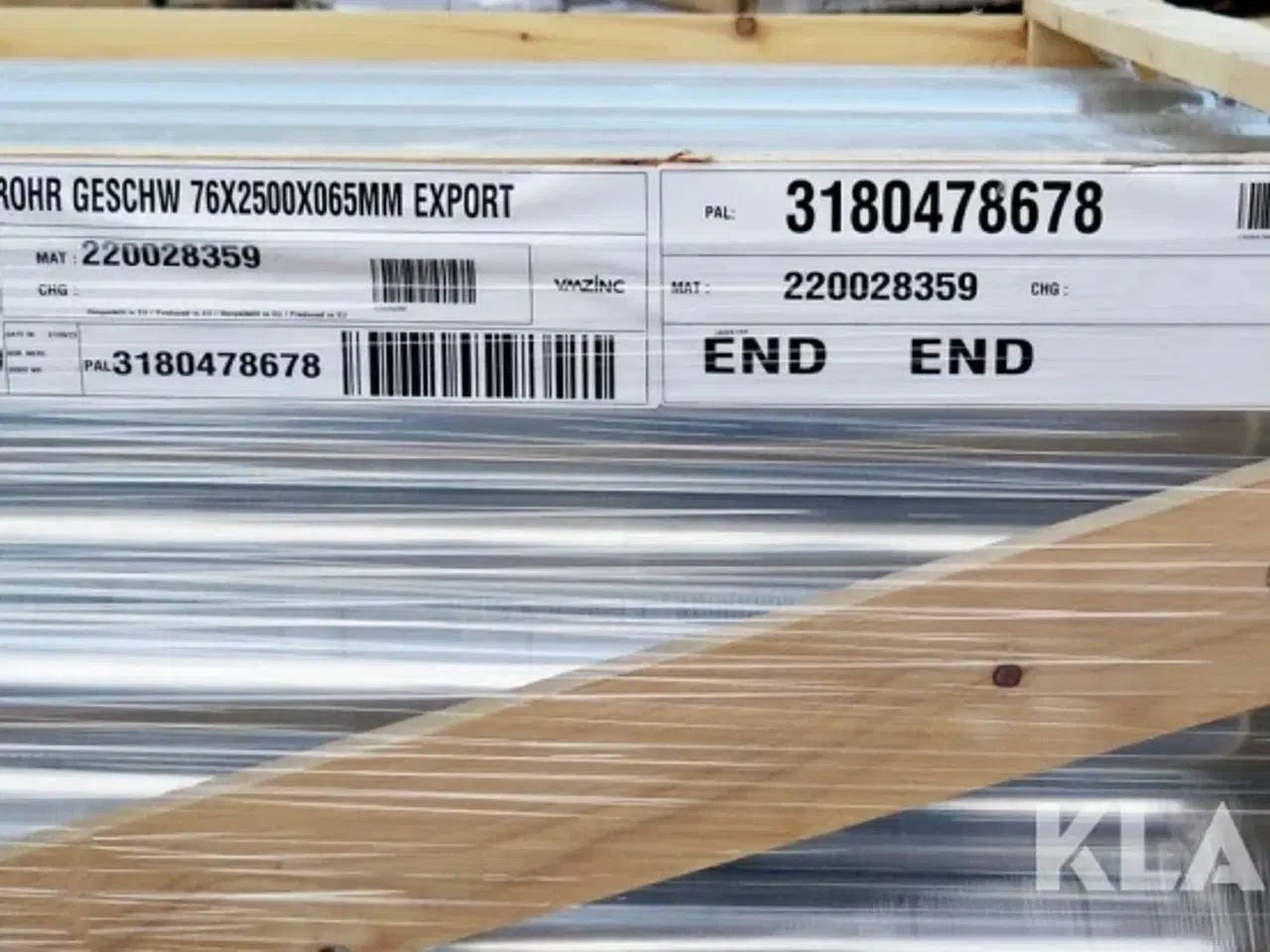 Billede 3 - Zink nedløbsrør 100 styk