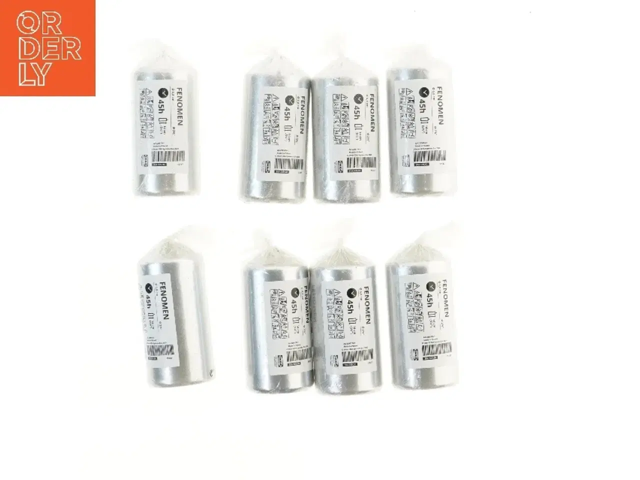 Billede 1 - Bloklys sølv, 8 stk fra IKEA (str. 8 stk Ø 6,8 cm)