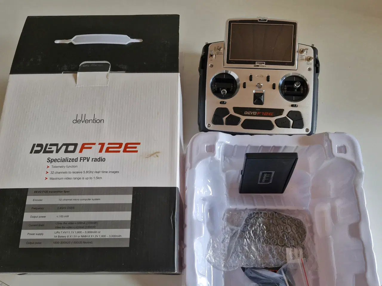Billede 3 - Radiostyring, Devo F12E, 2,4 GHz DSSS+5,8GHz video