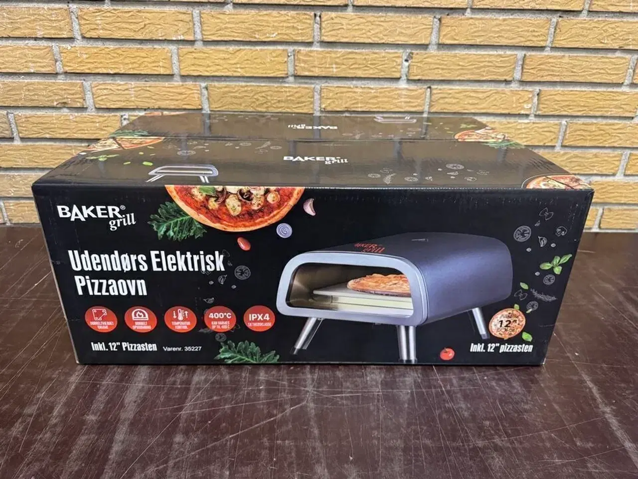 Billede 7 - Elektrisk 12" pizzaovn med pizzasten 2200W