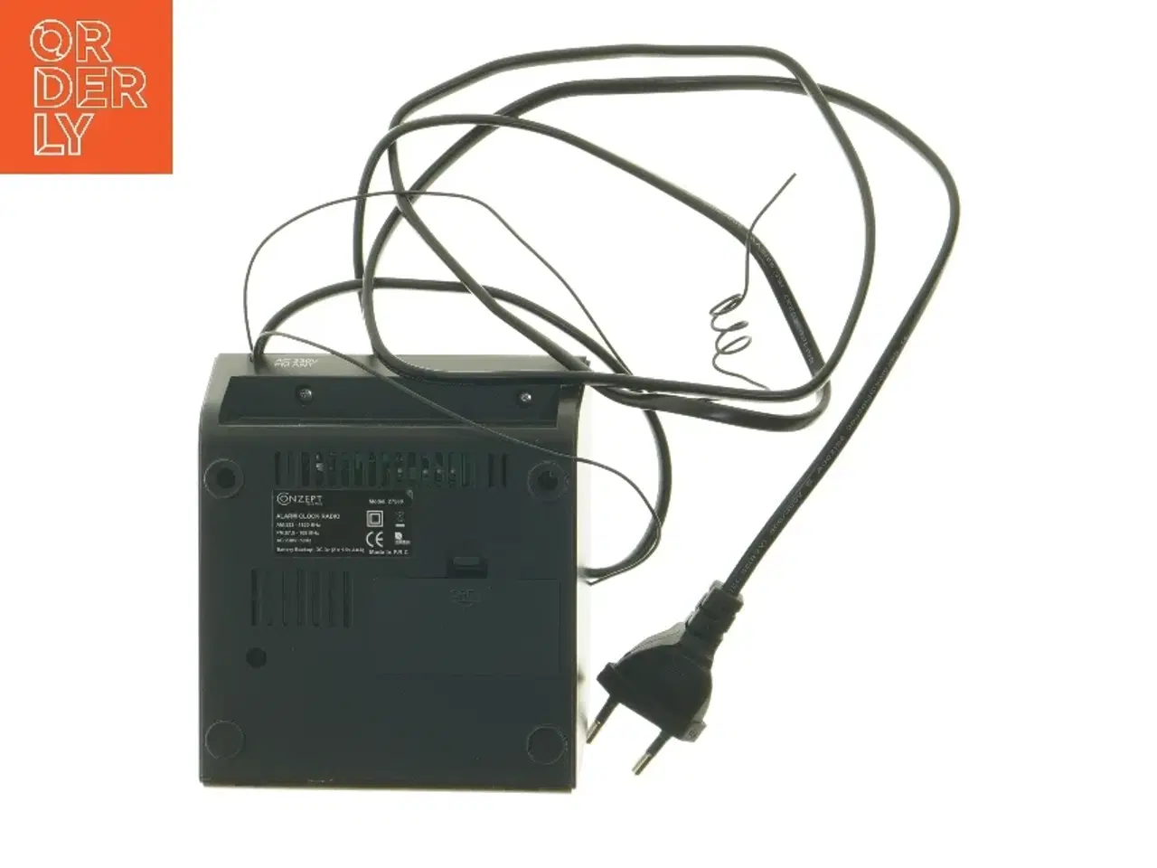 Billede 3 - Alarm clock radio fra Conzept (str. 11x12,5 cm)