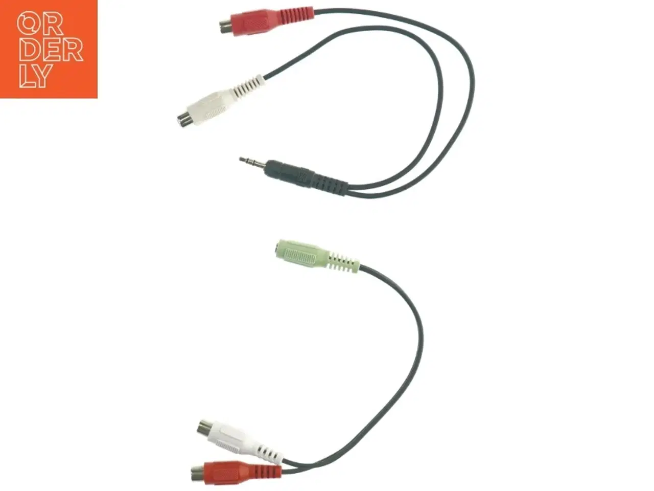 Billede 2 - 3,5 mm jack til 2 x RCA-adapterkabel (str. 25 cm)
