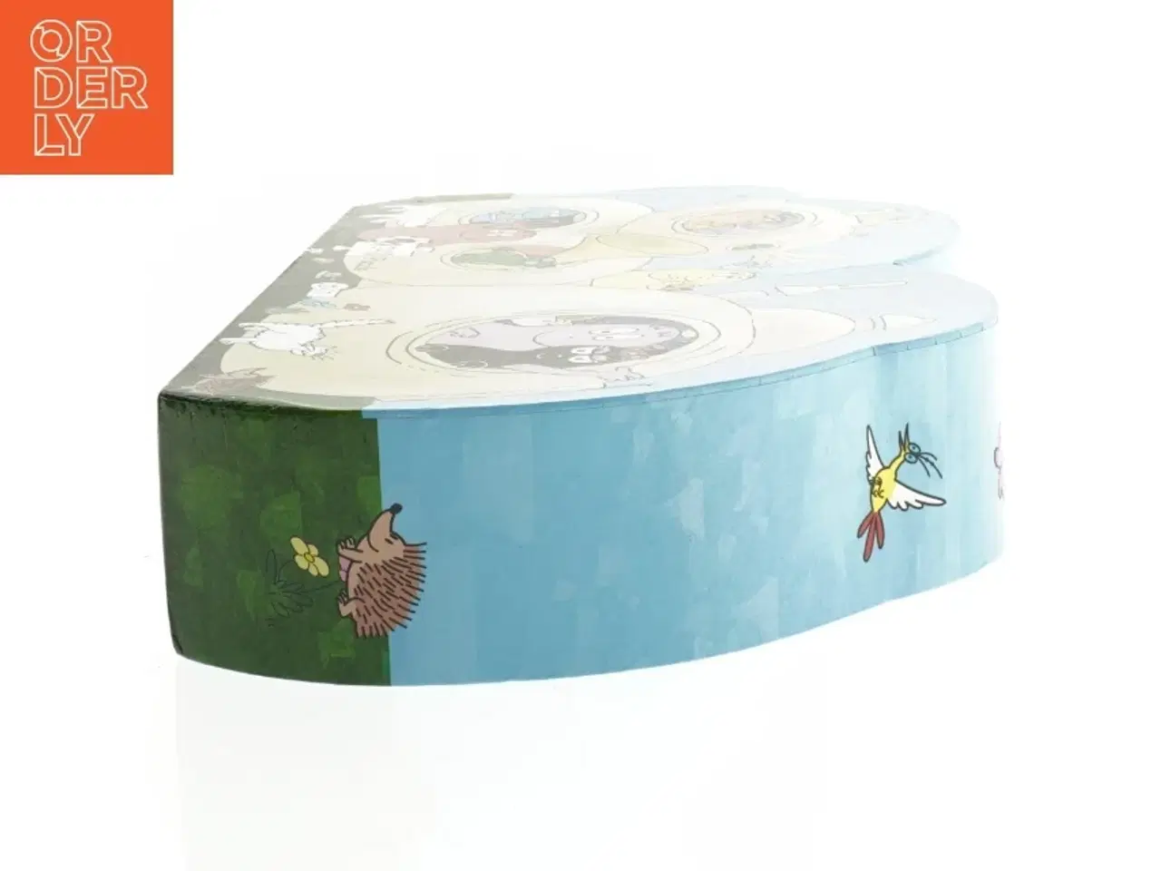 Billede 2 - Børnepuslespil i metalæske, barbapapa fra Barbapapa (str. 54 brikker)