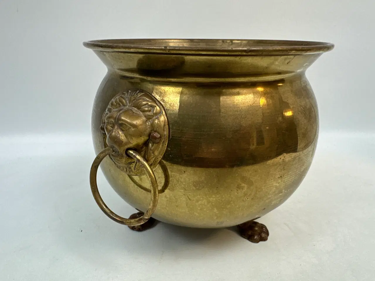 Billede 4 - Vintage messing skål / potte