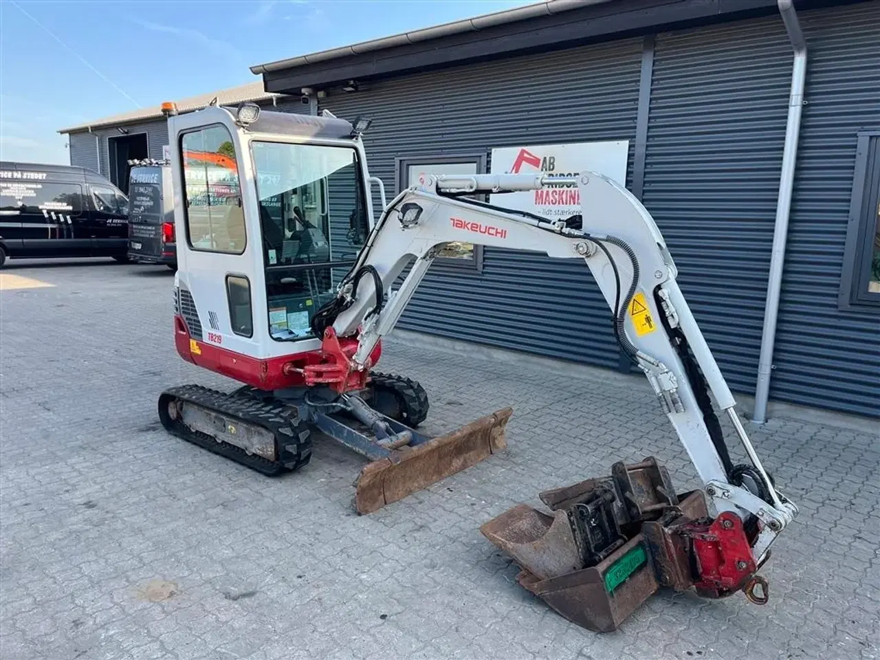 Billede 2 - Takeuchi TB 219 Dobbel prop. Powertilt + 3skovle