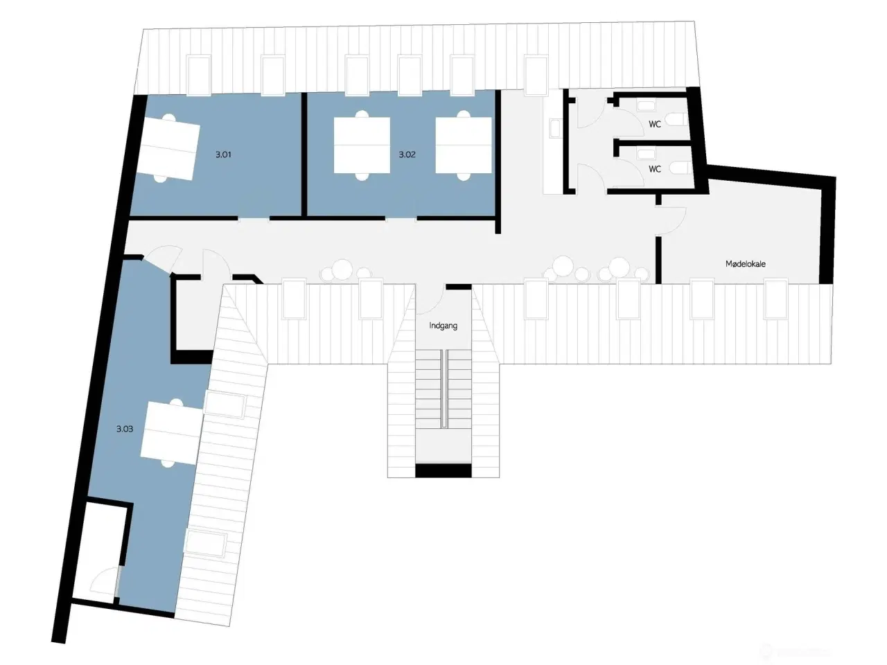 Billede 12 - EasyOffice Randers. Vestergade - lokale 3.03