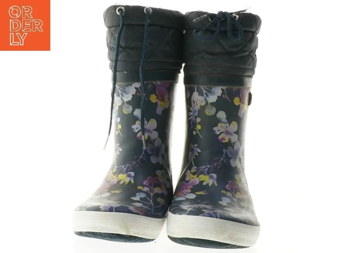 Billede 2 - Blomstrede gummistøvler (str. 30)