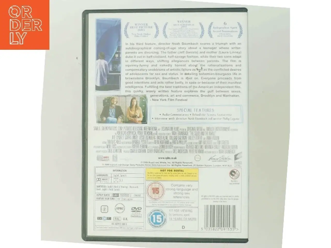 Billede 3 - The Squid And The Whale med Jeff Daniels (DVD)