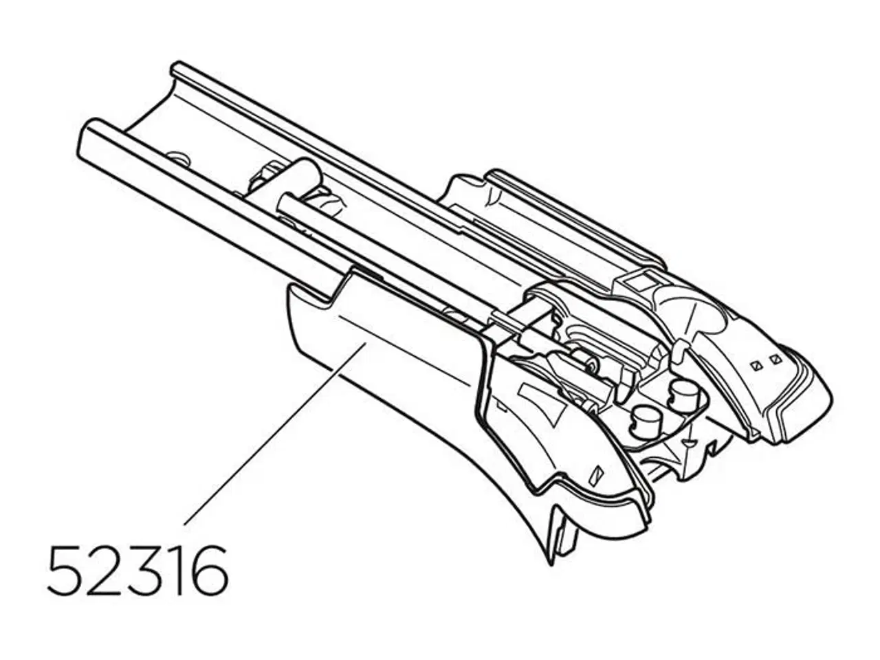 Billede 1 - Thule fod venstre WingBar 958 edge