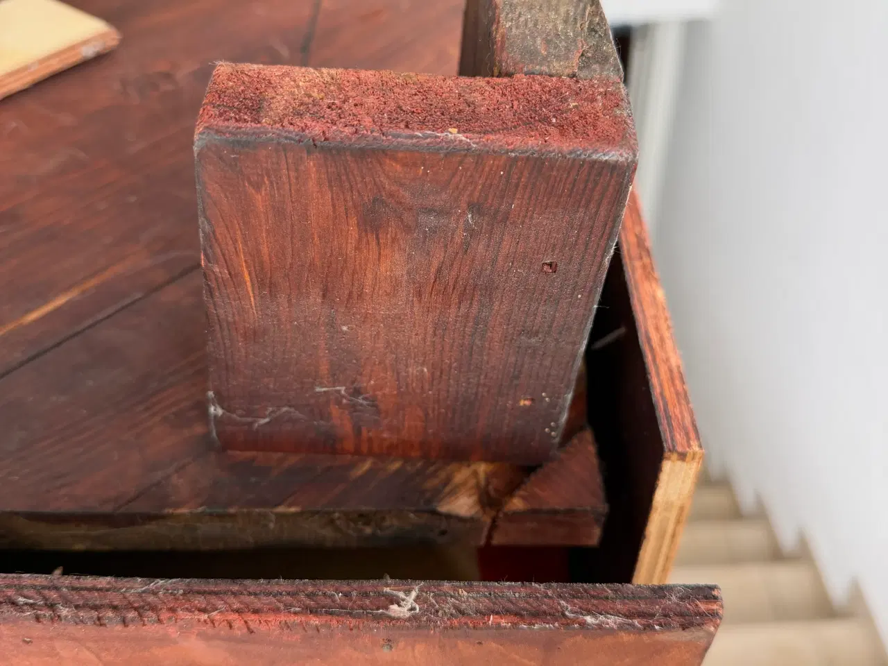 Billede 7 - Hjørneskab i fineret mahogni