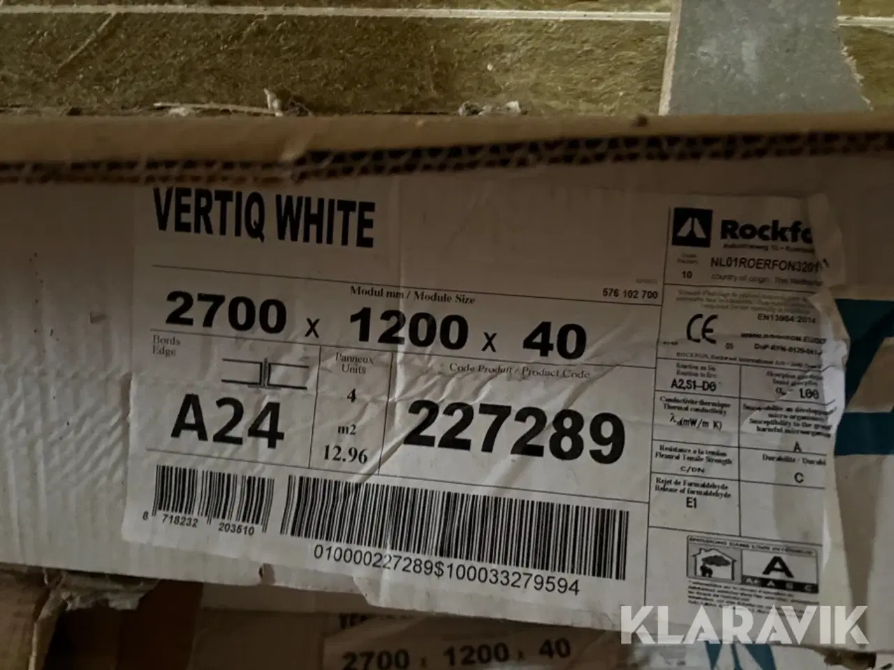 Billede 5 - Rockfon loftplader Vertiq White