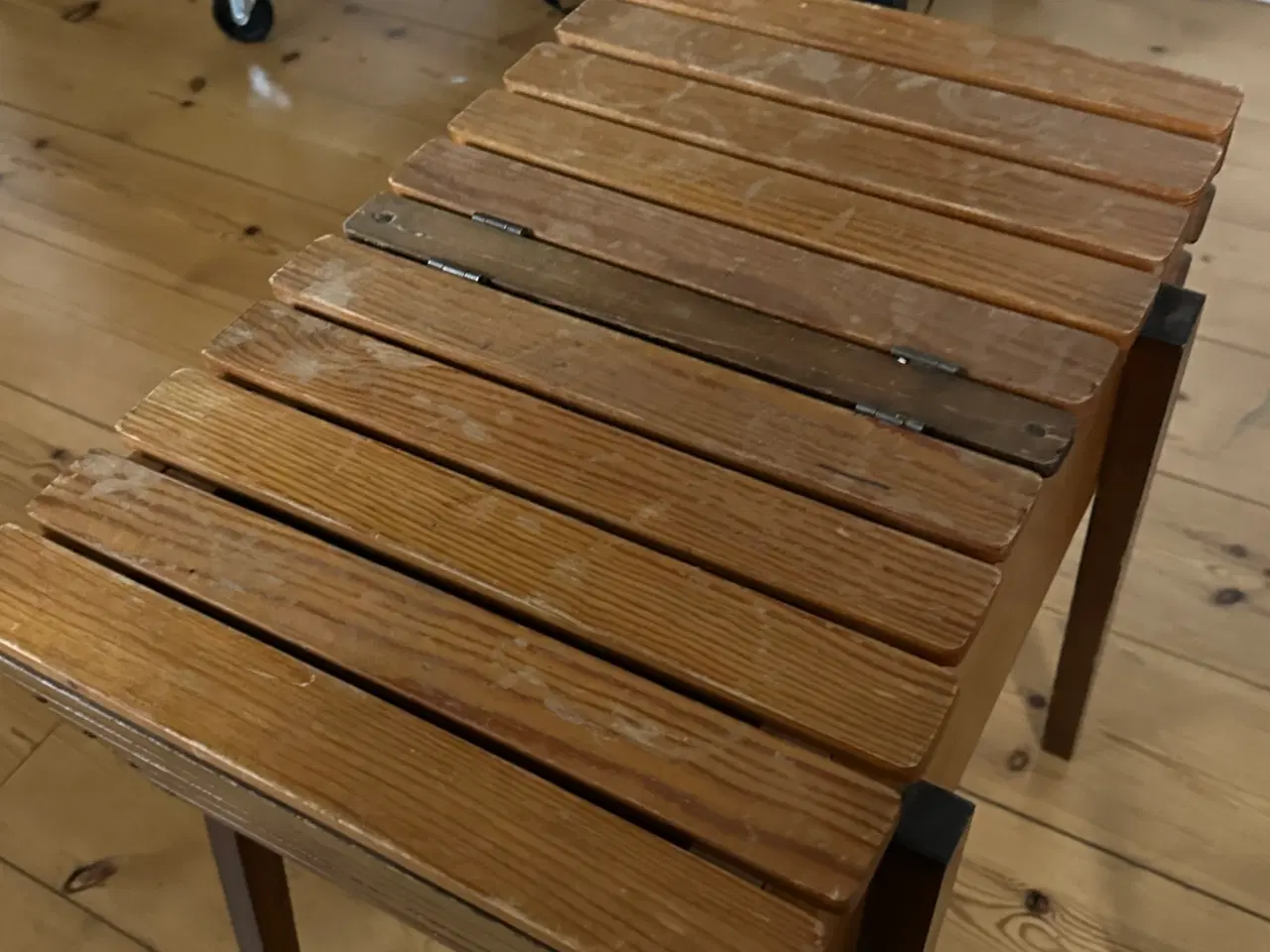 Billede 6 - Retro sidebord m. opbevaring i maghoni & teaktræ