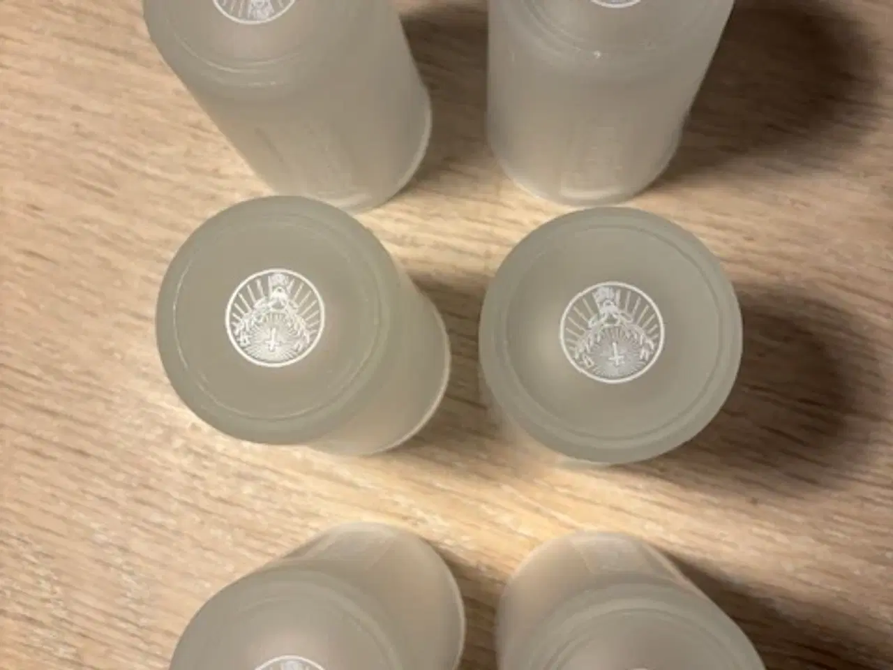 Billede 6 - Jägermeister Shotglas 2 cl Frostet Glas Til salg