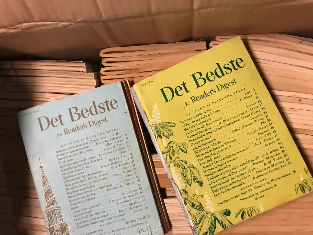 Billede 1 - Det Bedste Bøger/ blade fra  ca 1949 