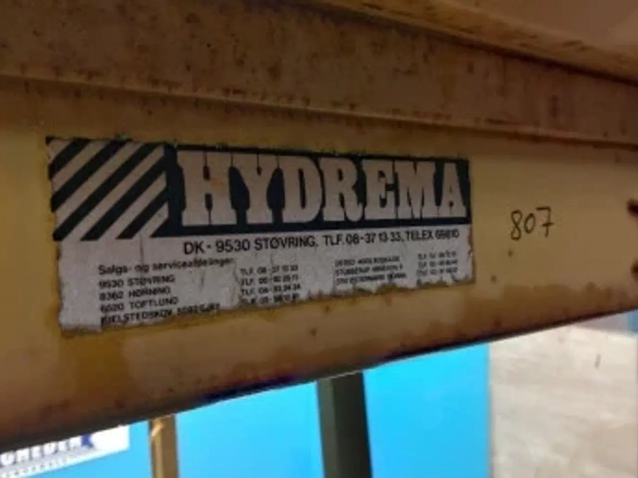 Billede 9 - Hydrema 807  Kabine