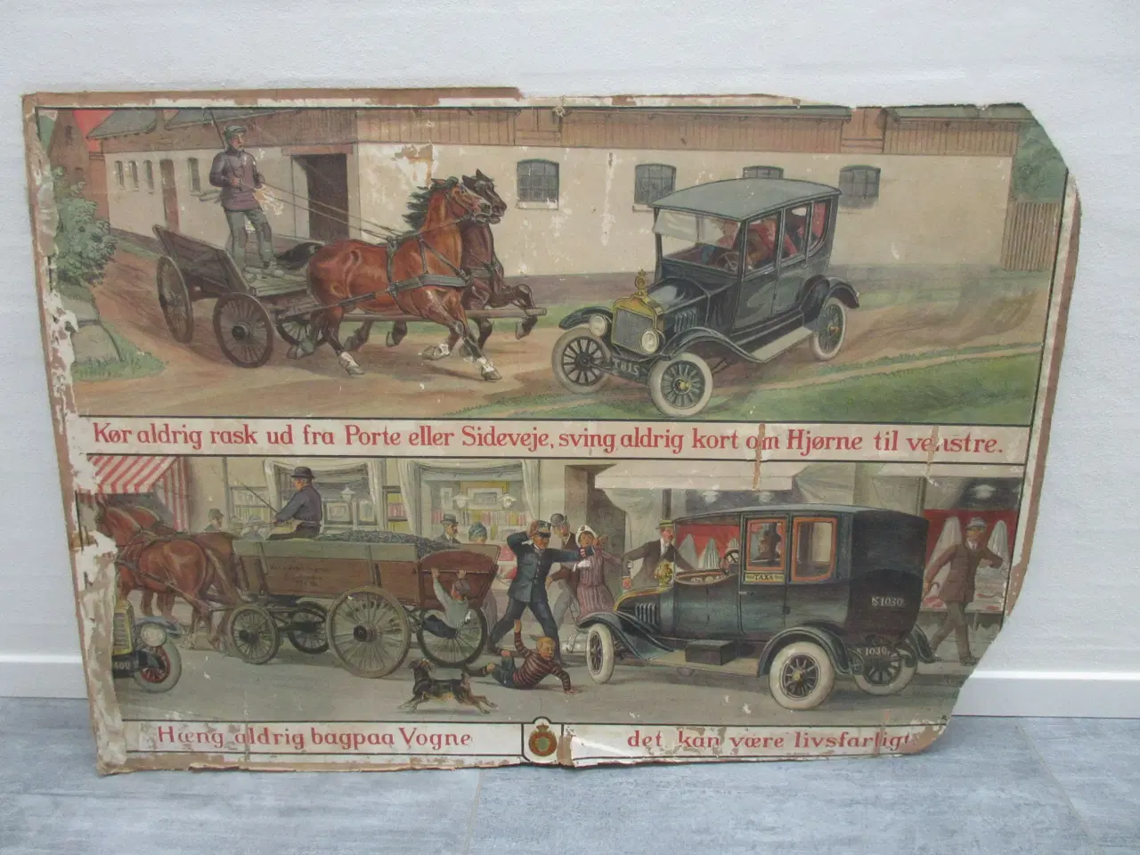 Billede 2 - Skoleplanche med trafikvejledning