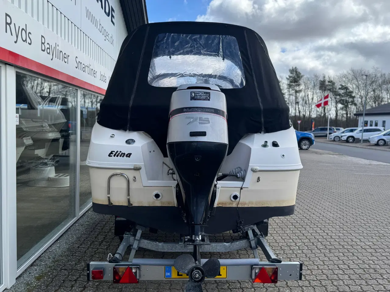 Billede 10 - 510 Cruiser med F75 Mariner 4 takt 1,6L og 1300 kg Brenderup bådtrailer