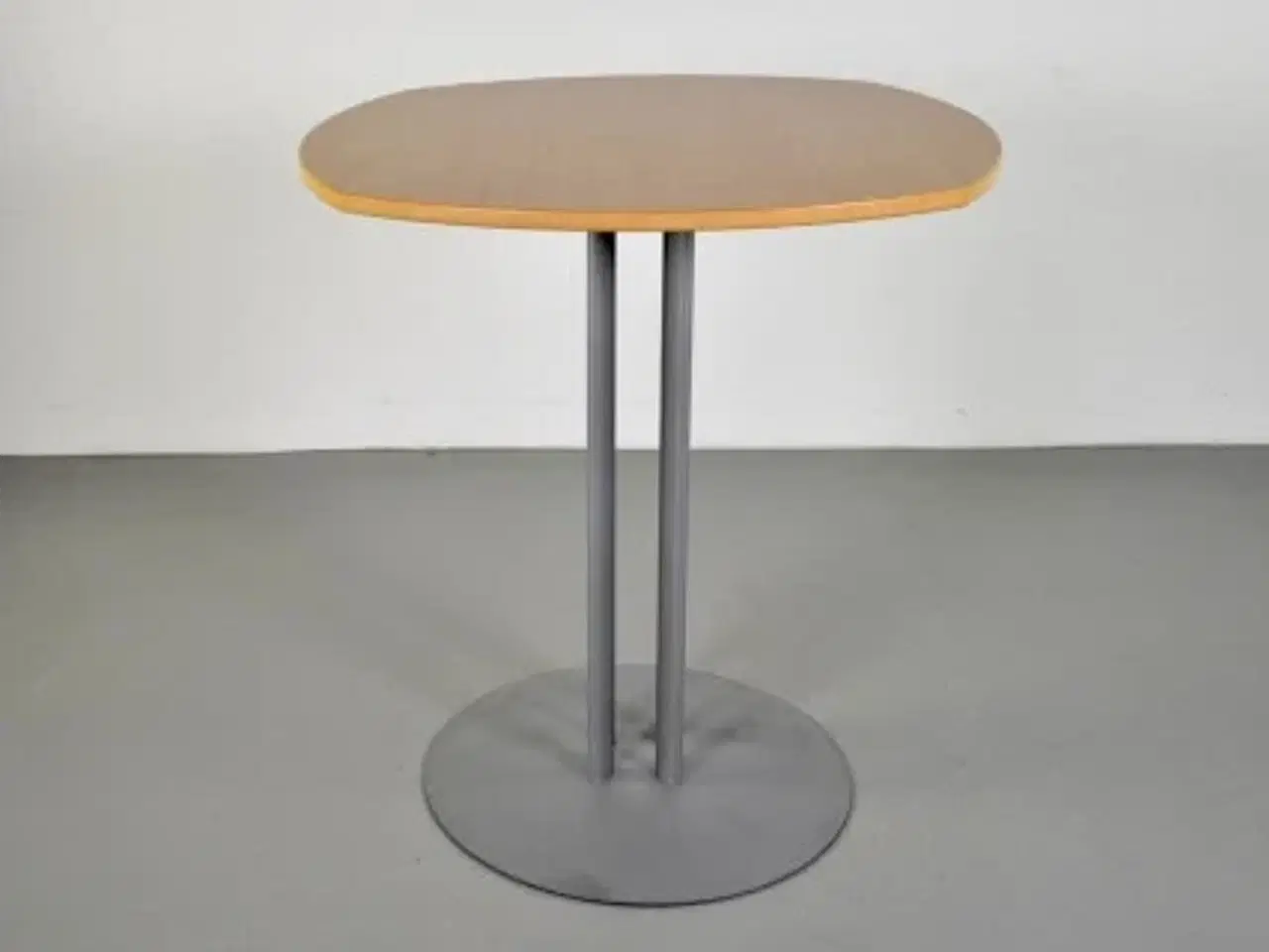 Billede 4 - Højt cafebord med bøgeplade og grå stel