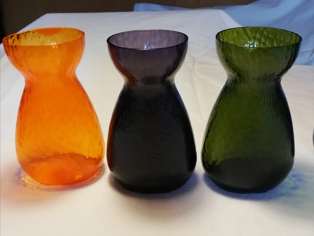 Billede 3 - Hyacintglas ovale hamret fra Kastrup/Fyens Glasvær