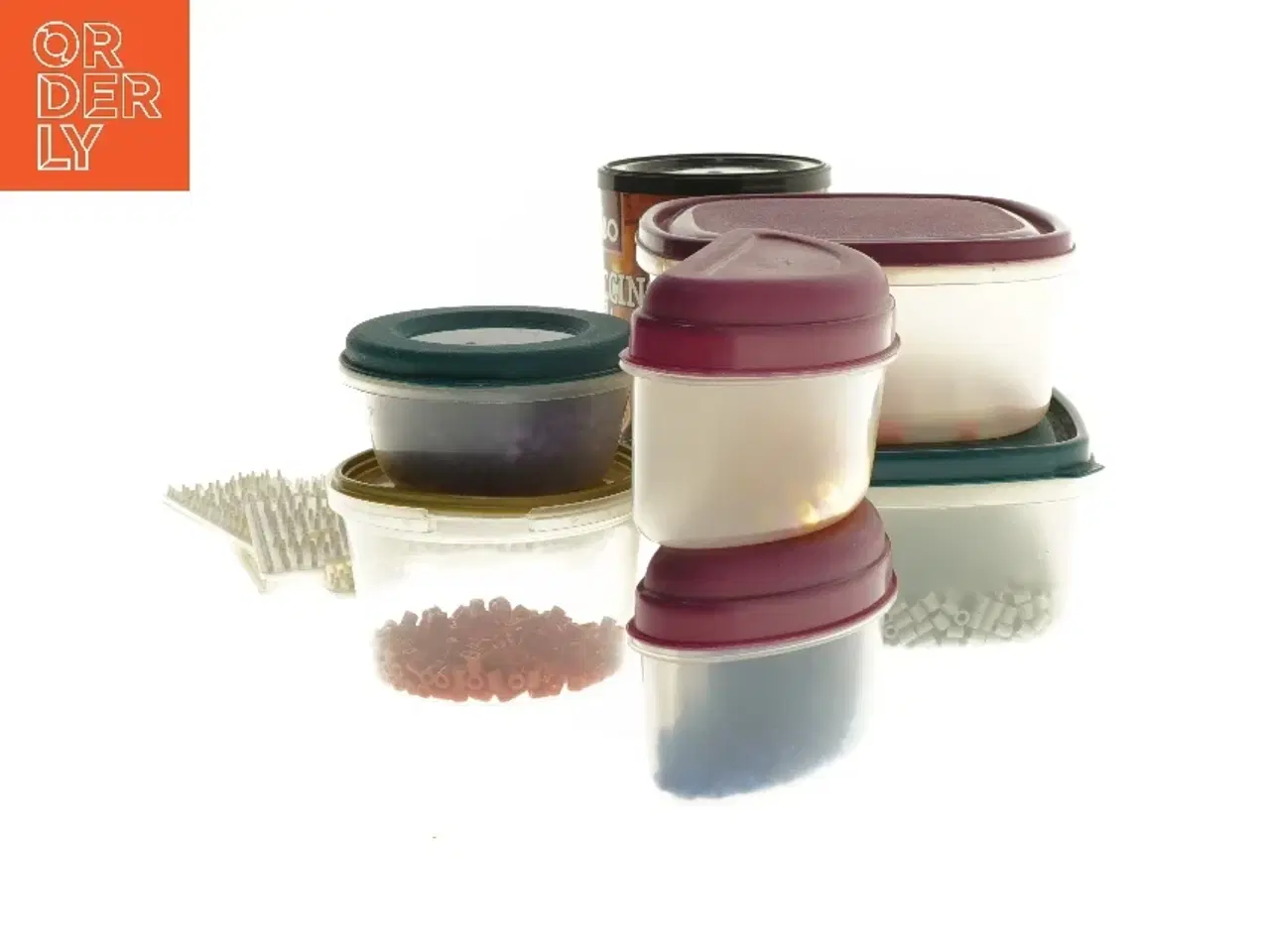 Billede 2 - Perler og 4 perleplader