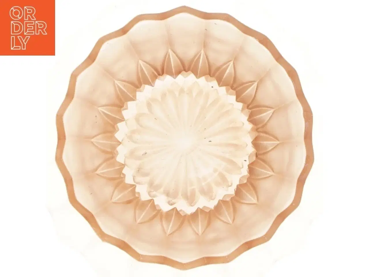 Billede 3 - Dekorativ glasskål (str. Ø 16 cm)