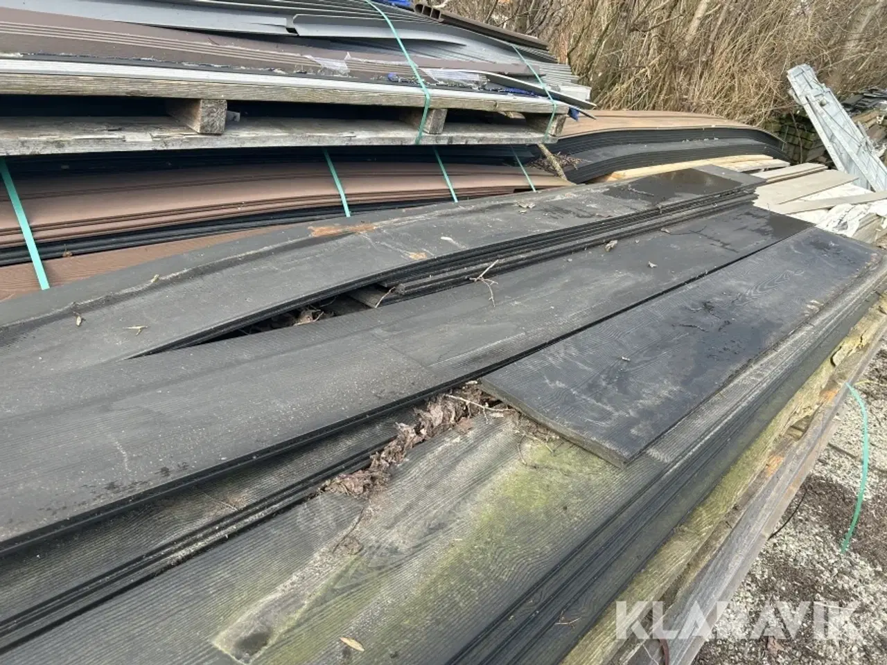 Billede 3 - Komposit terrassebrædder Kirkedahl Massiv 19 styk, ca 50m, 2 sortering