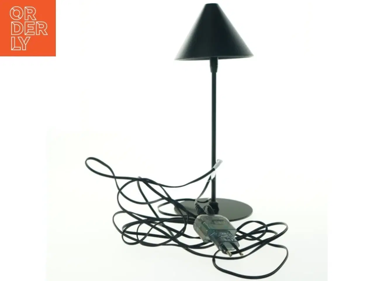 Billede 1 - Sort bordlampe fra IKEA (str. 30 cm)