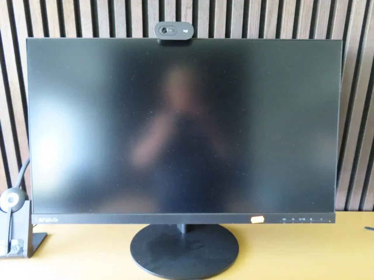 Billede 2 - 27" monitor, LEVOVO L27i-28, webcam, headset, tastatur og mus