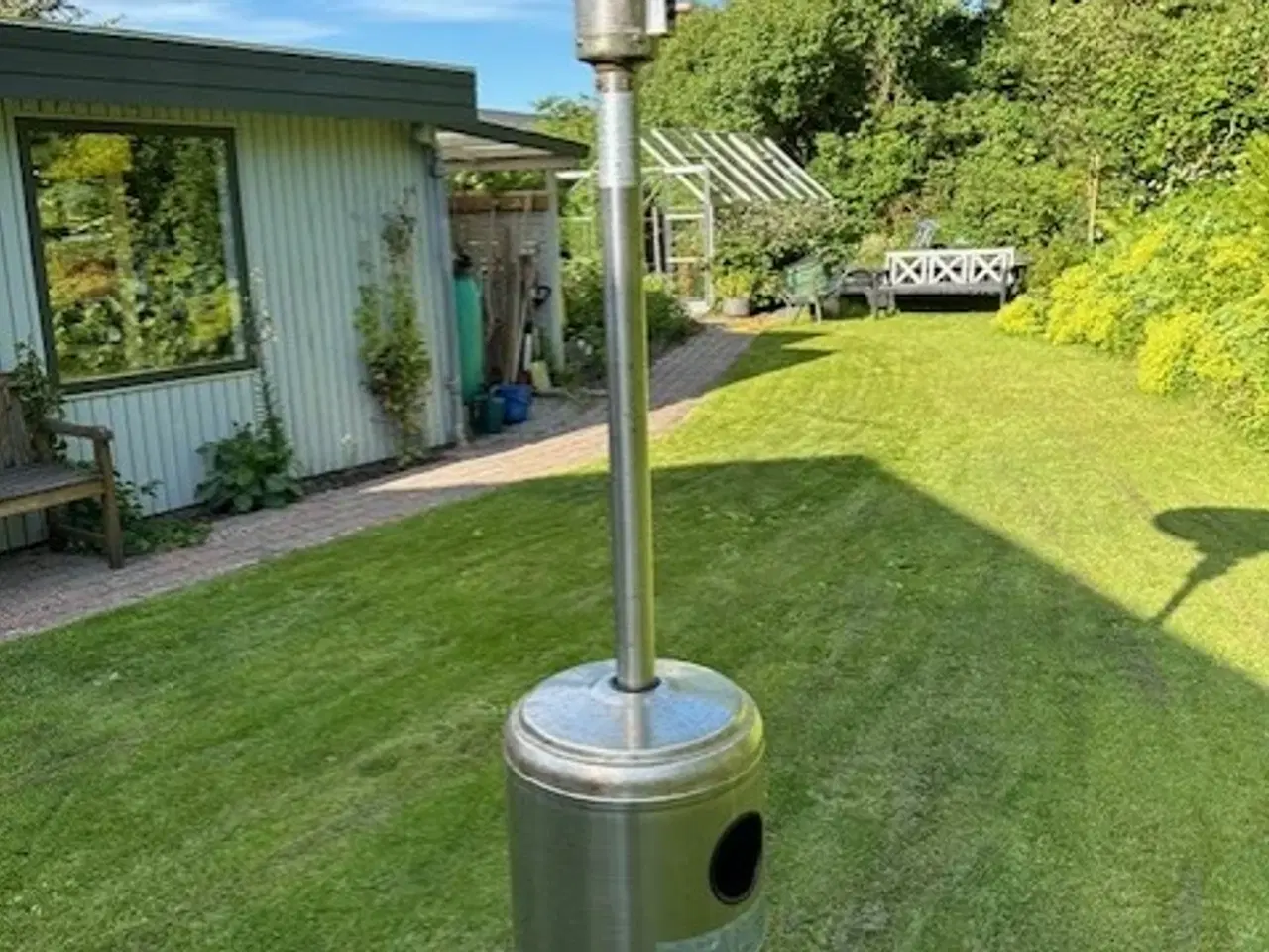 Billede 2 - Terrassevarmer, gas, rustfri stål
