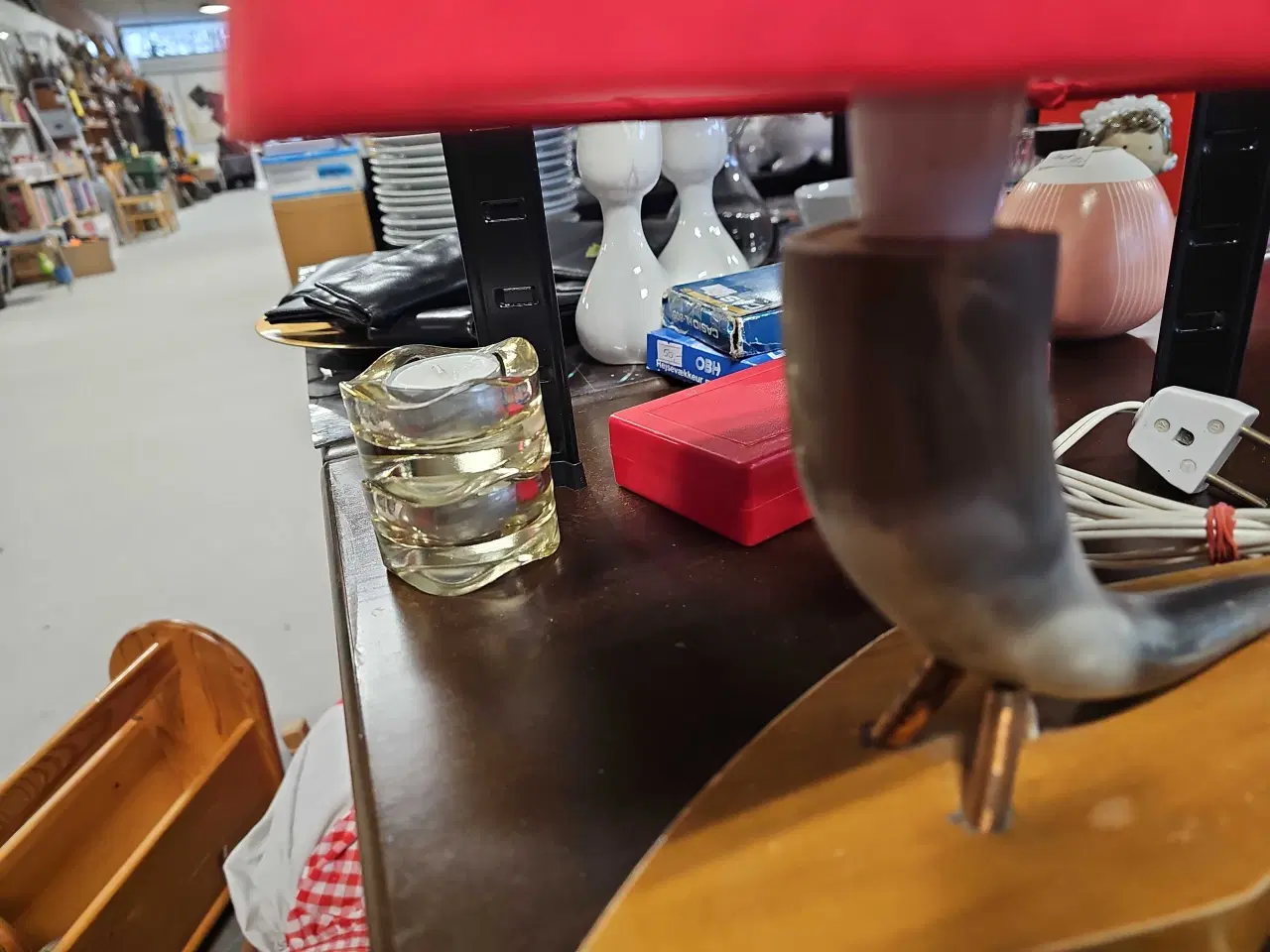 Billede 3 - Bord- / væglampe i horn