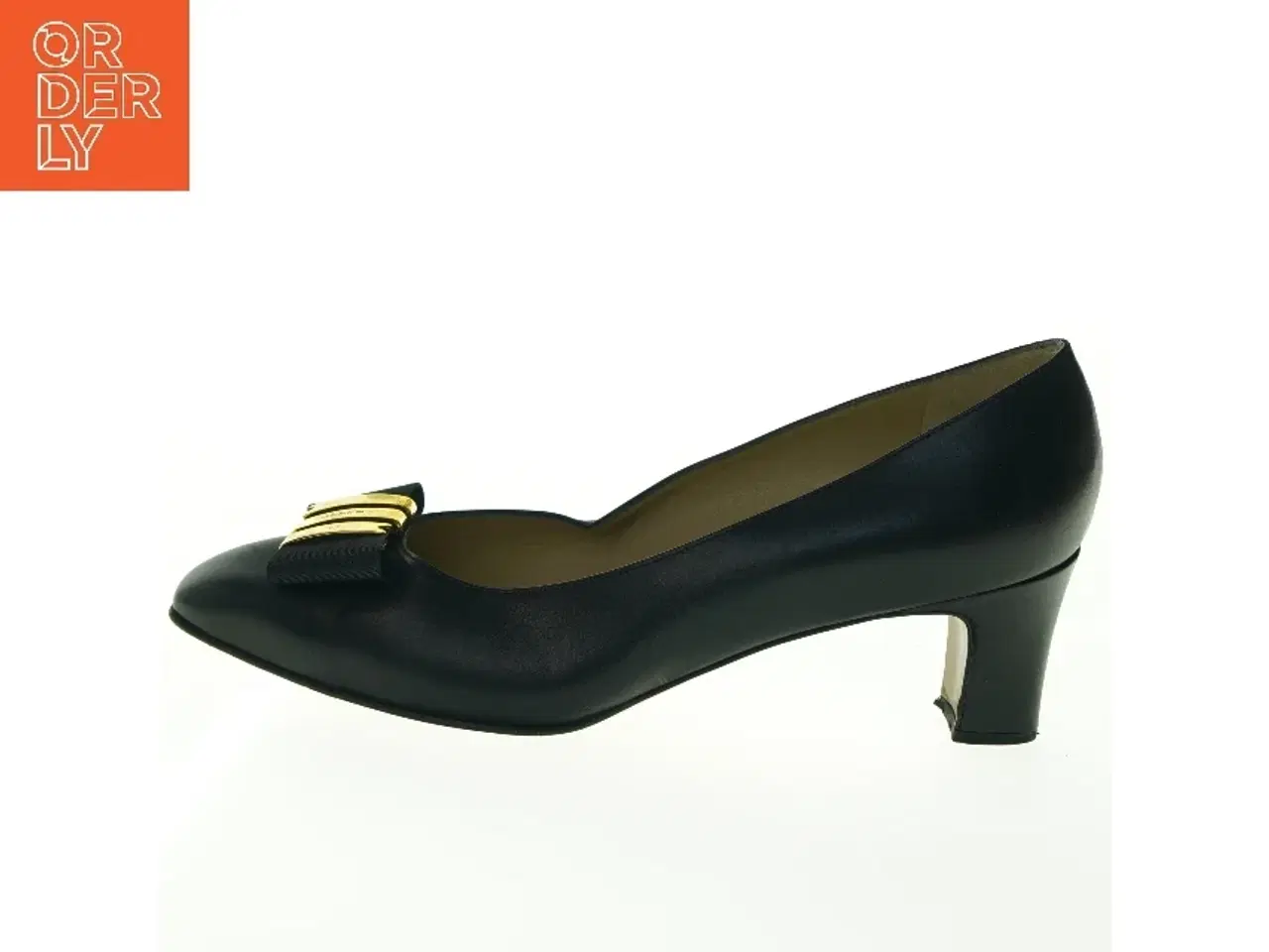 Billede 1 - Sorte læderpumps fra Bally (str. 5,5)