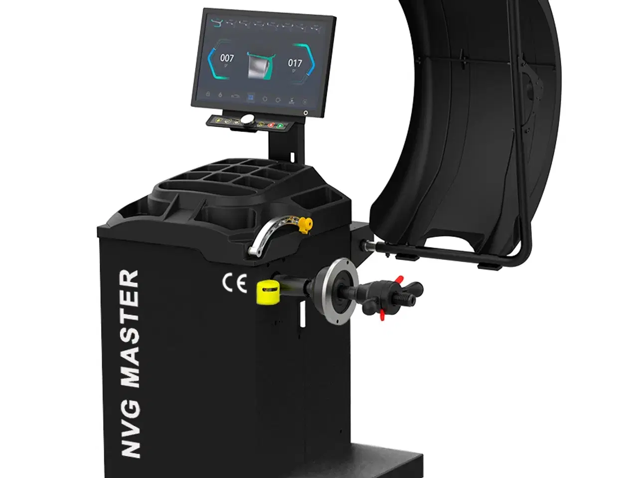 Billede 3 - Dækmaskine og afbalanceringsmaskine med hjælpearm 